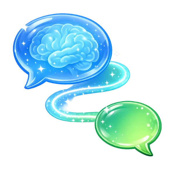 Illustration representing secure messaging-based therapy
